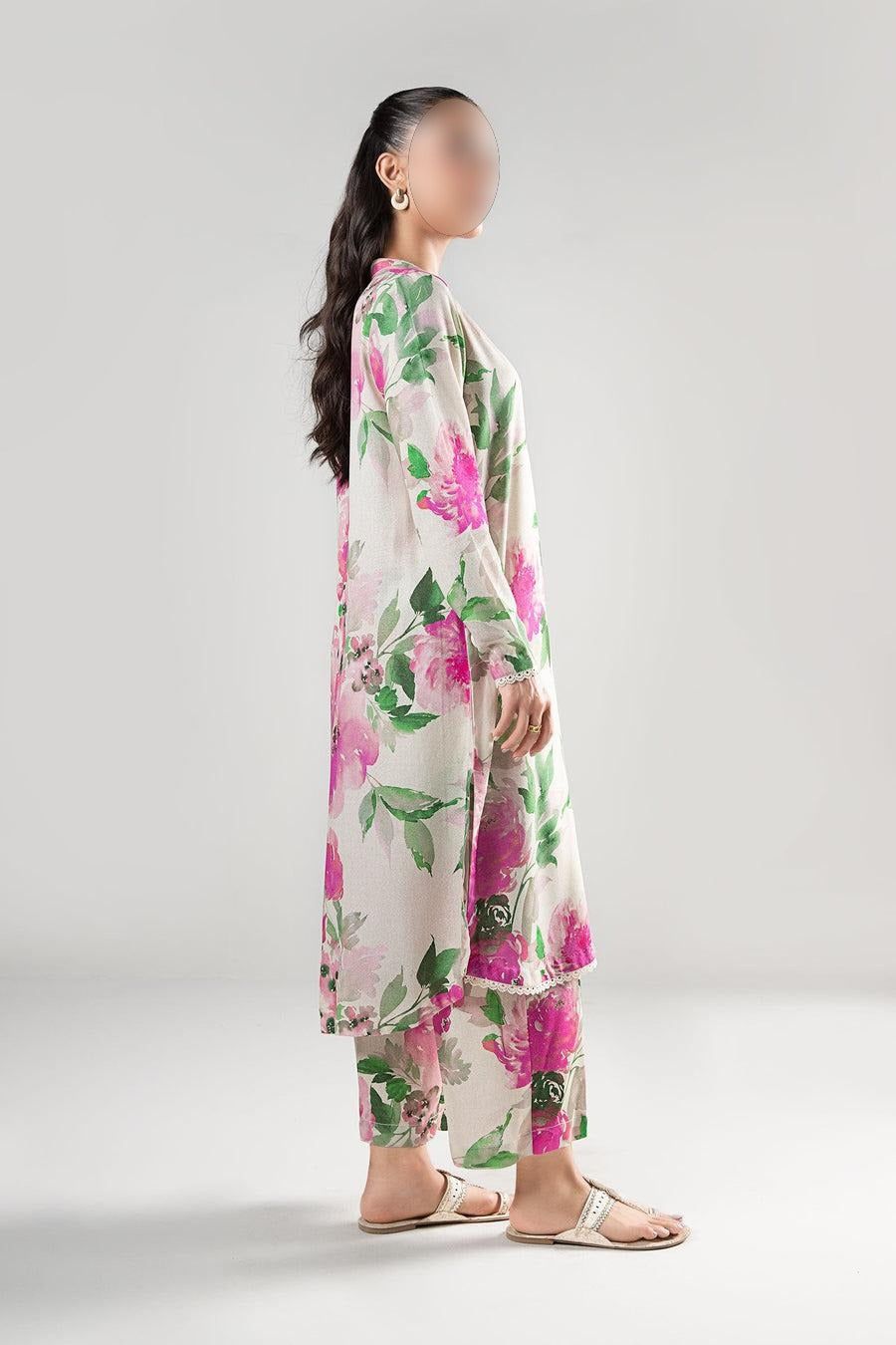 2 Pc Printed Karandi Suit | MB-WS24-97 |MARAI.B & BAROQUE