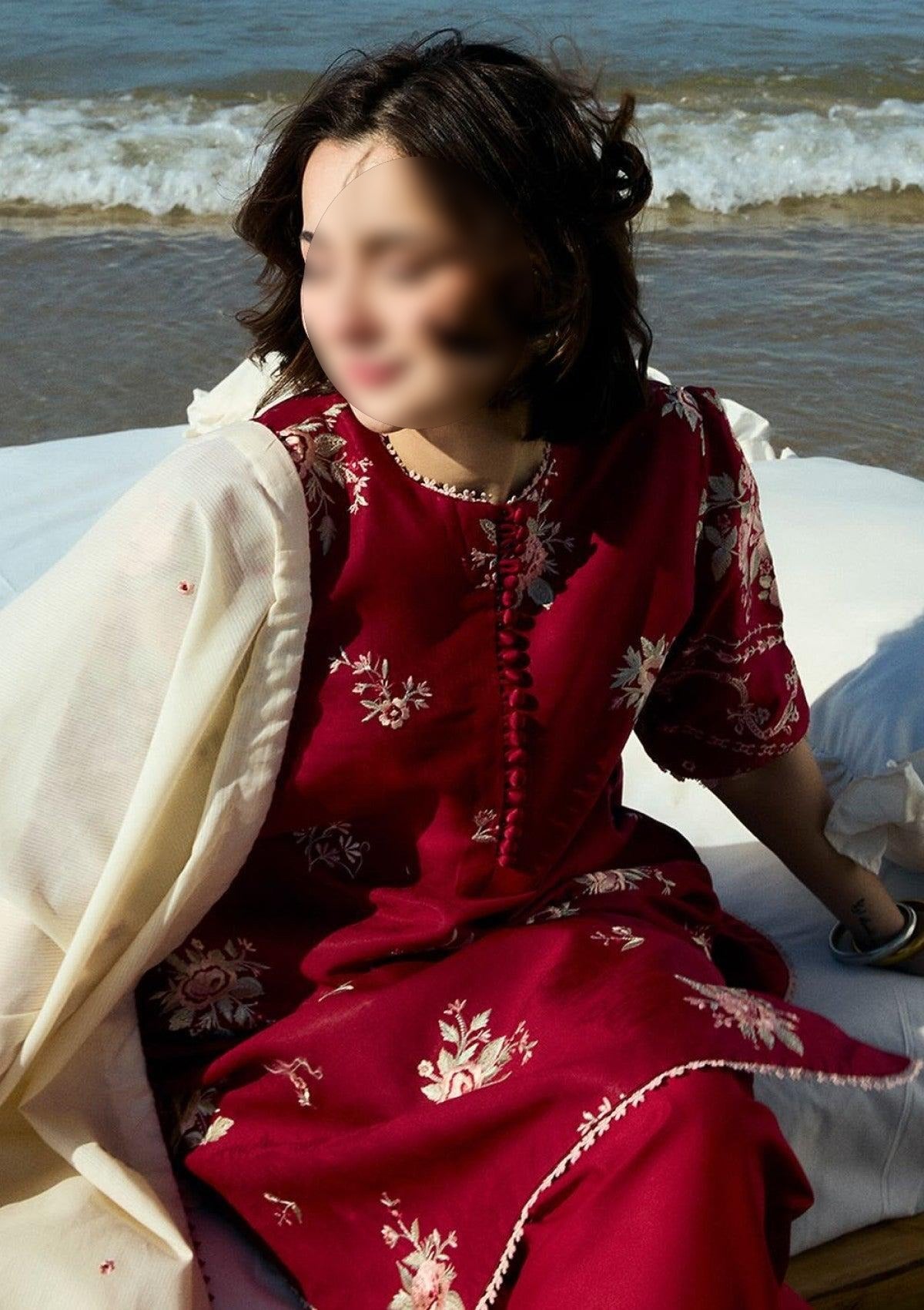 Lawn - Coco By Zara Shahjahan - Unstitched 25 -NORA-10ACoco By Zara Shahjahan