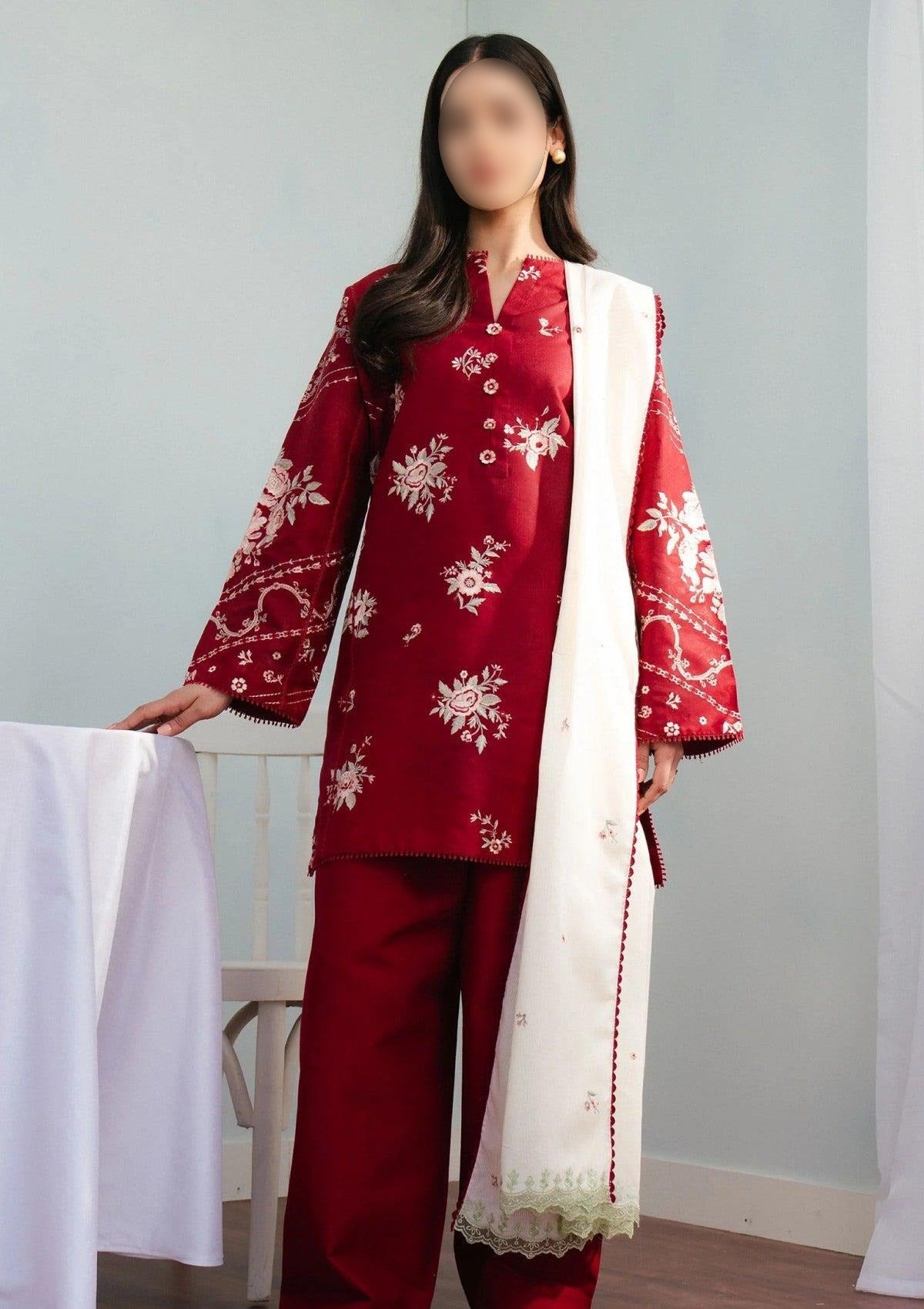 Lawn - Coco By Zara Shahjahan - Unstitched 25 -NORA-10ACoco By Zara Shahjahan