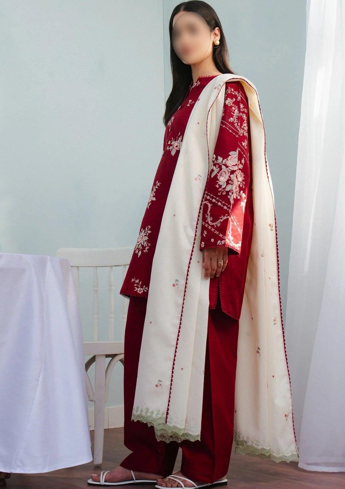 Lawn - Coco By Zara Shahjahan - Unstitched 25 -NORA-10ACoco By Zara Shahjahan