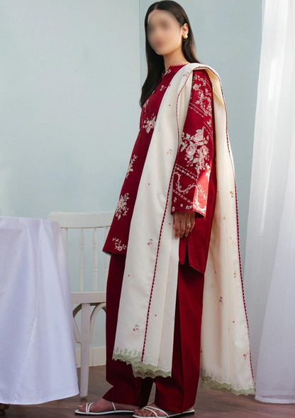 Lawn - Coco By Zara Shahjahan - Unstitched 25 -NORA-10ACoco By Zara Shahjahan