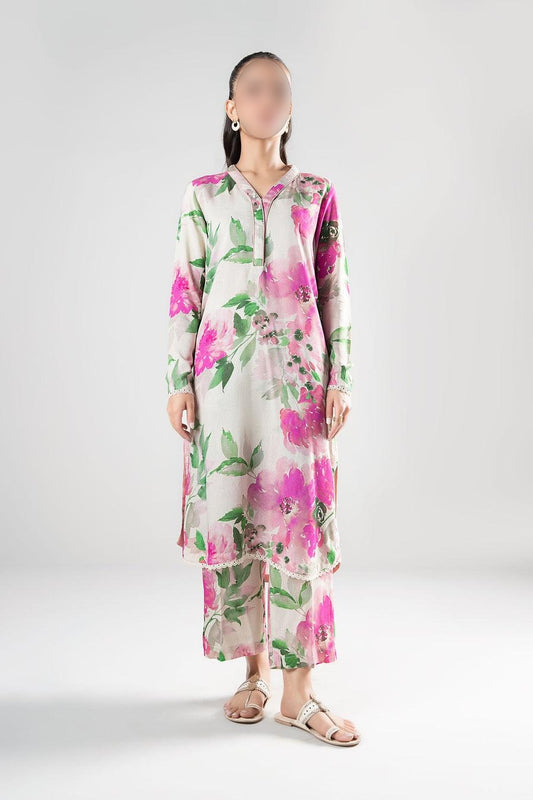 2 Pc Printed Karandi Suit | MB-WS24-97 |MARAI.B & BAROQUE